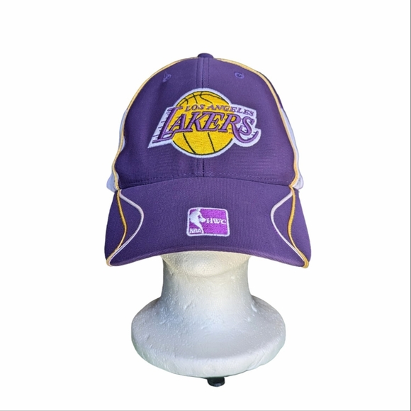 Vintage Los Angeles Lakers Basketball 47 Hardwood Classics Edition 1990's Hat - Picture 1 of 14